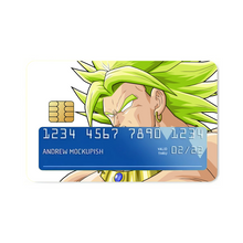 Load image into Gallery viewer, Broly SSJ Credit Card Skins (4-in-1 Pack)