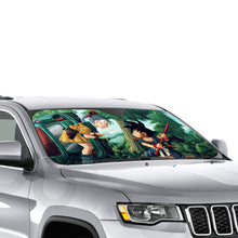 Load image into Gallery viewer, Bulma and Goku Car Sunshade