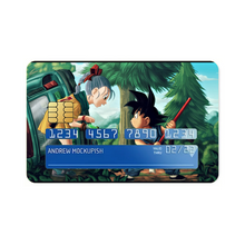 Load image into Gallery viewer, Bulma and Goku Credit Card Skins (4-in-1 Pack)