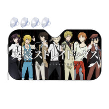 Load image into Gallery viewer, Bungou Stray Dogs Osamu Dazai, Atsushi Nakajima, Ranpo Edogawa, Akiko Yosano, Doppo Kunikida Car Sunshade
