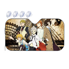 Load image into Gallery viewer, Bungou Stray Dogs Osamu Dazai, Atsushi Nakajima, Ranpo Edogawa, Akiko Yosano, Doppo Kunikida  Car Sunshade