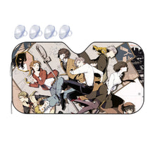 Load image into Gallery viewer, Bungou Stray Dogs Osamu Dazai, Atsushi Nakajima, Ranpo Edogawa, Akiko Yosano, Doppo Kunikida Car Sunshade