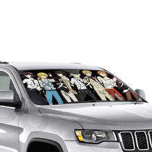 Load image into Gallery viewer, Bungou Stray Dogs Osamu Dazai, Atsushi Nakajima, Ranpo Edogawa, Akiko Yosano, Doppo Kunikida Car Sunshade