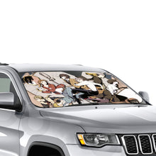Load image into Gallery viewer, Bungou Stray Dogs Osamu Dazai, Atsushi Nakajima, Ranpo Edogawa, Akiko Yosano, Doppo Kunikida Car Sunshade