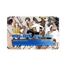 Load image into Gallery viewer, Bungou Stray Dogs Osamu Dazai, Atsushi Nakajima, Ranpo Edogawa, Akiko Yosano, Doppo Kunikida Credit Card Skins (4-in-1 Pack)