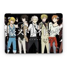 Load image into Gallery viewer, Bungou Stray Dogs Osamu Dazai, Atsushi Nakajima, Ranpo Edogawa, Akiko Yosano, Doppo Kunikida  Macbook Skin