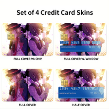 Load image into Gallery viewer, Bungou Stray Dogs Osamu Dazai, Chuuya Nakahara Credit Card Skins (4-in-1 Pack)