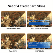 Load image into Gallery viewer, Bungou Stray Dogs Osamu Dazai Credit Card Skins (4-in-1 Pack)