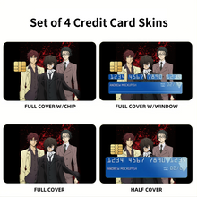 Load image into Gallery viewer, Bungou Stray Dogs Osamu Dazai Credit Card Skins (4-in-1 Pack)
