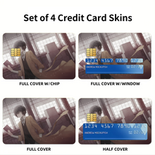 Load image into Gallery viewer, Bungou Stray Dogs Osamu Dazai Credit Card Skins (4-in-1 Pack)