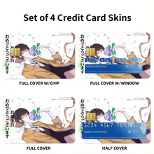 Load image into Gallery viewer, Bungou Stray Dogs Osamu Dazai Credit Card Skins (4-in-1 Pack)