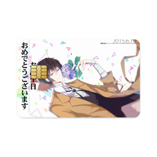 Load image into Gallery viewer, Bungou Stray Dogs Osamu Dazai Credit Card Skins (4-in-1 Pack)
