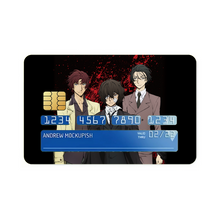 Load image into Gallery viewer, Bungou Stray Dogs Osamu Dazai Credit Card Skins (4-in-1 Pack)