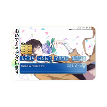 Load image into Gallery viewer, Bungou Stray Dogs Osamu Dazai Credit Card Skins (4-in-1 Pack)