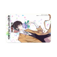 Load image into Gallery viewer, Bungou Stray Dogs Osamu Dazai Credit Card Skins (4-in-1 Pack)