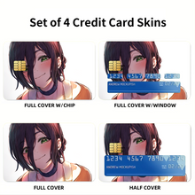 Load image into Gallery viewer, Chainsaw Man Credit Card Skins (4-in-1 Pack)