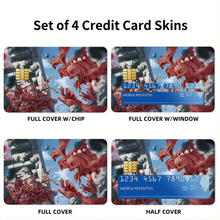 Load image into Gallery viewer, Chainsaw Man Credit Card Skins (4-in-1 Pack)