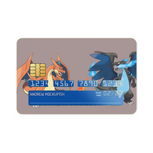 Load image into Gallery viewer, Charizard and Mega Charizard Credit Card Skins (4-in-1 Pack)