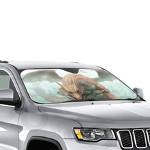 Load image into Gallery viewer, Charizard and Pikachu Car Sunshade