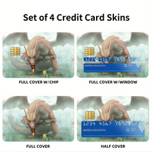 Load image into Gallery viewer, Charizard and Pikachu Credit Card Skins (4-in-1 Pack)