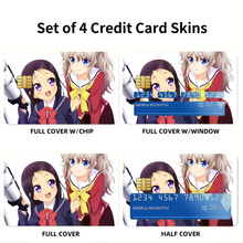 Load image into Gallery viewer, Charlotte Nao Tomori, Ayumi Otosaka Credit Card Skins (4-in-1 Pack)