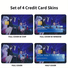 Load image into Gallery viewer, Charlotte Nao Tomori, Ayumi Otosaka, Joujirou Takajou Credit Card Skins (4-in-1 Pack)