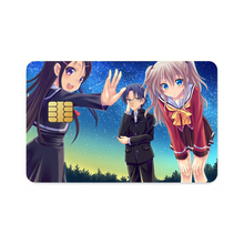 Load image into Gallery viewer, Charlotte Nao Tomori, Ayumi Otosaka, Joujirou Takajou Credit Card Skins (4-in-1 Pack)