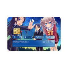 Load image into Gallery viewer, Charlotte Nao Tomori, Ayumi Otosaka, Joujirou Takajou Credit Card Skins (4-in-1 Pack)