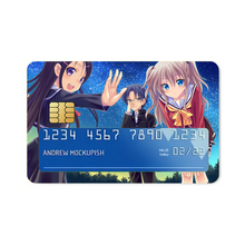 Load image into Gallery viewer, Charlotte Nao Tomori, Ayumi Otosaka, Joujirou Takajou Credit Card Skins (4-in-1 Pack)