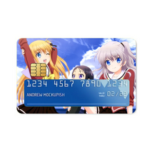 Load image into Gallery viewer, Charlotte Nao Tomori, Ayumi Otosaka, Yusa Kurobane Credit Card Skins (4-in-1 Pack)