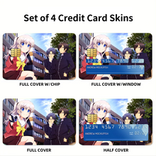Load image into Gallery viewer, Charlotte Nao Tomori, Joujirou Takajou Credit Card Skins (4-in-1 Pack)