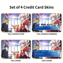 Load image into Gallery viewer, Charlotte Nao Tomori, Joujirou Takajou, Yusa Kurobane Credit Card Skins (4-in-1 Pack)