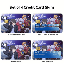 Load image into Gallery viewer, Charlotte Nao Tomori, Joujirou Takajou, Yusa Kurobane Credit Card Skins (4-in-1 Pack)