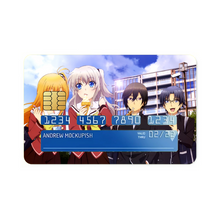 Load image into Gallery viewer, Charlotte Nao Tomori, Joujirou Takajou, Yusa Kurobane Credit Card Skins (4-in-1 Pack)