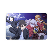 Load image into Gallery viewer, Charlotte Nao Tomori, Joujirou Takajou, Yusa Kurobane Credit Card Skins (4-in-1 Pack)