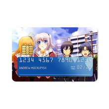 Load image into Gallery viewer, Charlotte Nao Tomori, Joujirou Takajou, Yusa Kurobane Credit Card Skins (4-in-1 Pack)