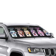 Load image into Gallery viewer, Chibi Lab Members Car Sunshade