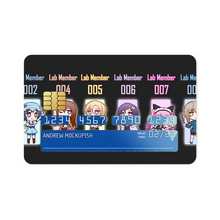 Load image into Gallery viewer, Chibi Lab Members Credit Card Skins (4-in-1 Pack)