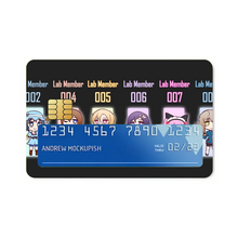 Load image into Gallery viewer, Chibi Lab Members Credit Card Skins (4-in-1 Pack)