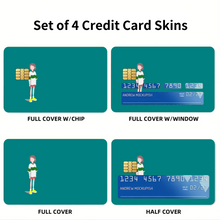 Load image into Gallery viewer, Chihiro Ogino Credit Card Skins (4-in-1 Pack)