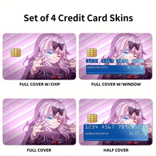 Load image into Gallery viewer, Chika Fujiwara Credit Card Skins (4-in-1 Pack)