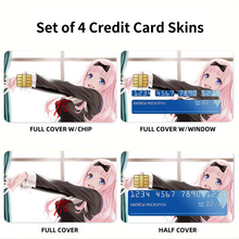 Load image into Gallery viewer, Chika Fujiwara Credit Card Skins (4-in-1 Pack)