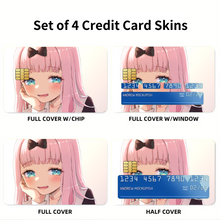 Load image into Gallery viewer, Chika Fujiwara Credit Card Skins (4-in-1 Pack)