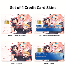 Load image into Gallery viewer, Chika Fujiwara Credit Card Skins (4-in-1 Pack)