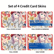 Load image into Gallery viewer, Chika Fujiwara Credit Card Skins (4-in-1 Pack)