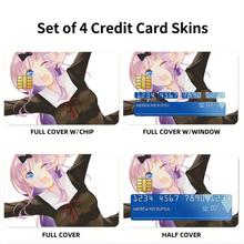 Load image into Gallery viewer, Chika Fujiwara Credit Card Skins (4-in-1 Pack)
