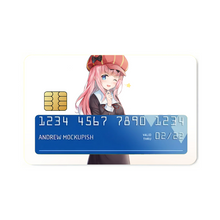 Load image into Gallery viewer, Chika Fujiwara Credit Card Skins (4-in-1 Pack)