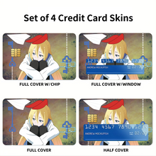 Load image into Gallery viewer, Chitoge Kirisaki Credit Card Skins (4-in-1 Pack)