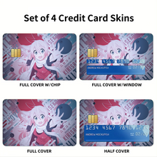 Load image into Gallery viewer, Chitoge Kirisaki Credit Card Skins (4-in-1 Pack)