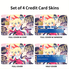 Load image into Gallery viewer, Chitoge Kirisaki Credit Card Skins (4-in-1 Pack)